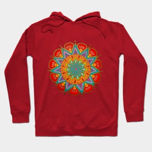 Cactus Flower Mandala Hoodie